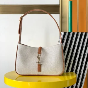 YSL LE 5 ¨¤ 7 in canvas and leather - 23 X 16 X 6.5 CM