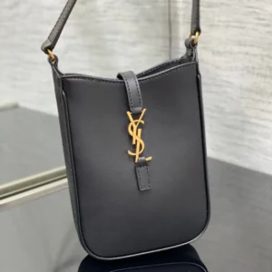 YSL Le 5 A 7 Mini Black Bag - 13x20x4cm