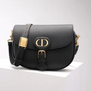 Dior Medium Bobby Bag Black M9319 size 22x6x17 cm