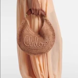 Chole Hot Summer Banana Bags Raffia