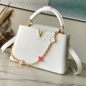 LV Capucines BB White size 27 x 18 x 9 cm