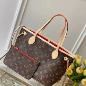 Louis Vuitton Tote Leather Bag