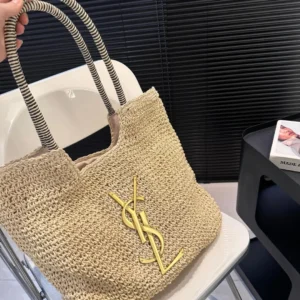 SAINT LAURENT YSL Raffia Bag