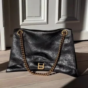 BALENCIAGA Black Leather Handbag