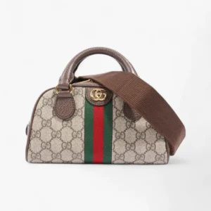 Gucci Ophidia Mini Gg Supreme-canvas Top-handle Bag